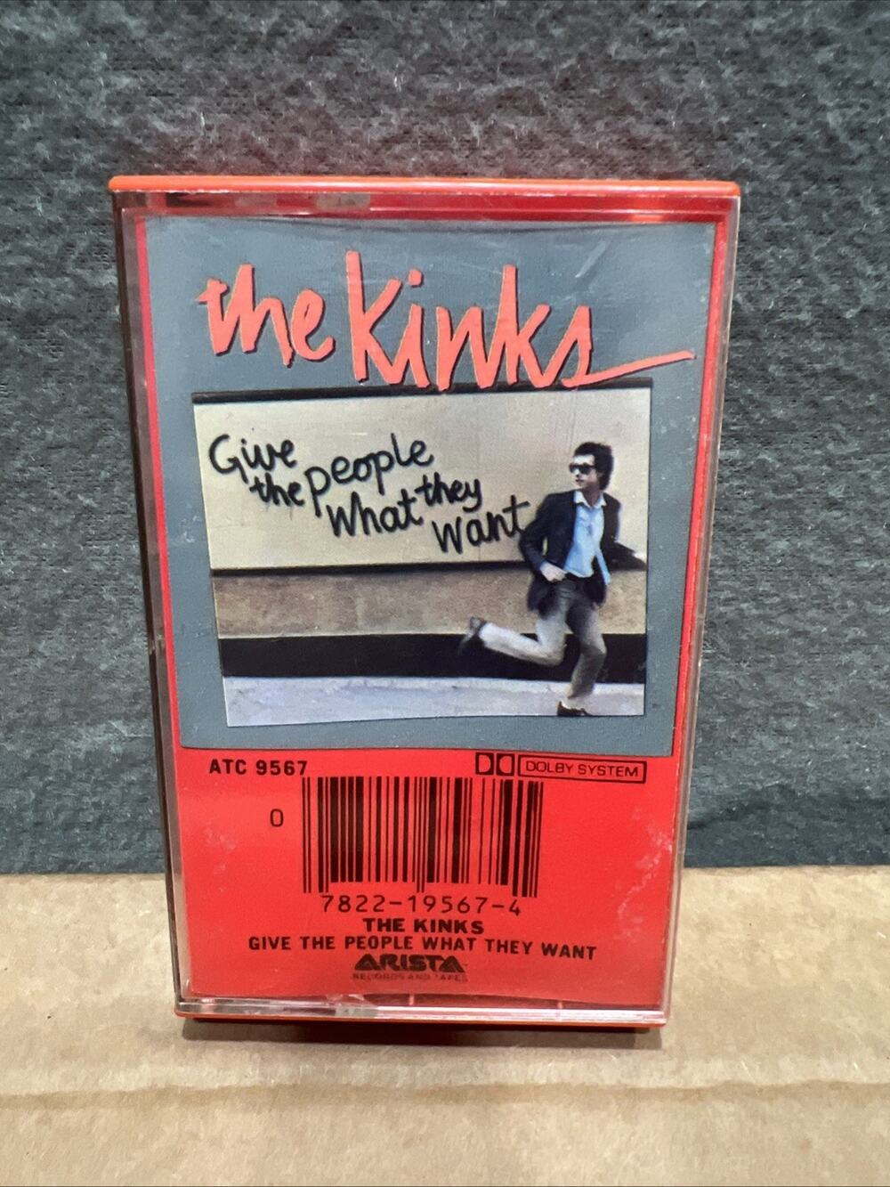 The Kinks Give The People What They Want Cassette Tested 1981 Arista ATC 9567